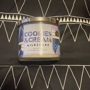 Cookie & cream candle